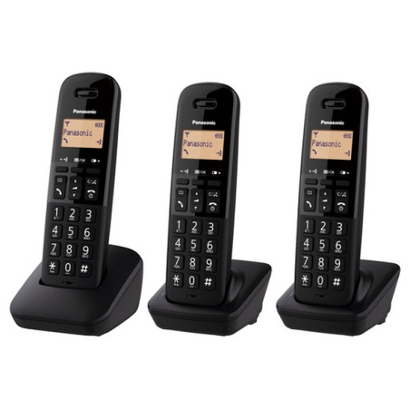 TELEFONO CORDLESS KX-TGB613JTB TRIO NERO