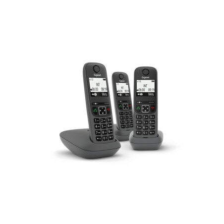 TELEFONO CORDLESS GIGASET AS490 TRIO NER