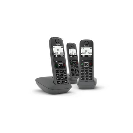 TELEFONO CORDLESS GIGASET AS490 TRIO NER