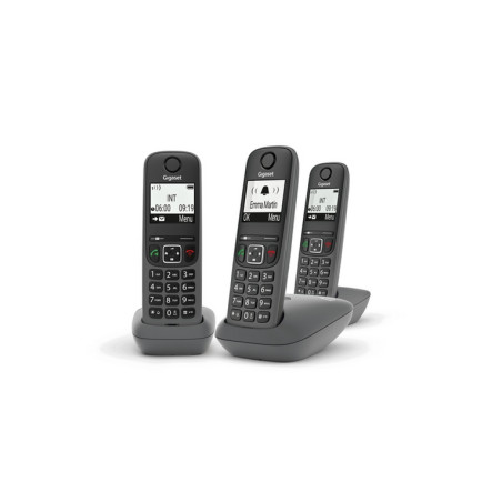 TELEFONO CORDLESS GIGASET AS490 TRIO NER