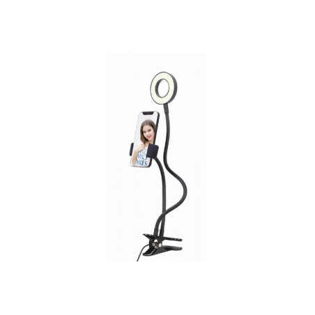 SELFIE RING LIGHT GEMBIRD CON PHONE HOLD