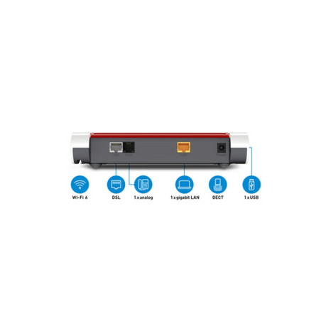 ROUTER ADSL2 FRITZ BOX 7510 AX WIRELESS