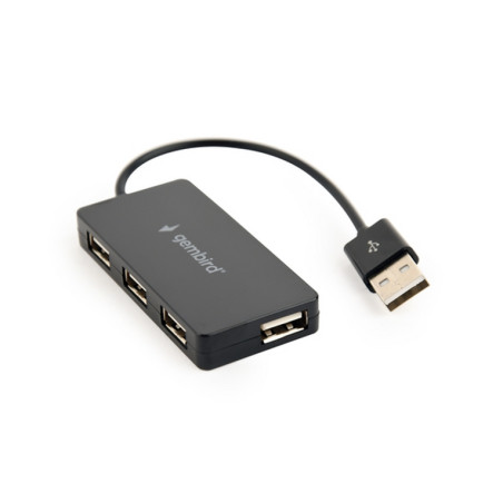 HUB 4 PORTE USB NERO (UHB-U2P4-04)