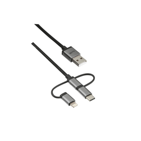 CAVO USB 3 IN 1 PER RICARICA E SINCRONIZ