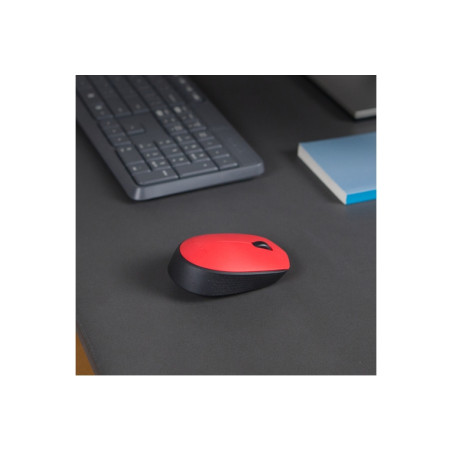 MOUSE M171 ROSSO USB WIRELESS (910-00464