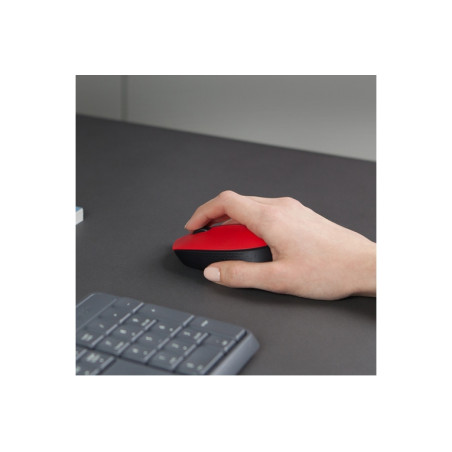 MOUSE M171 ROSSO USB WIRELESS (910-00464