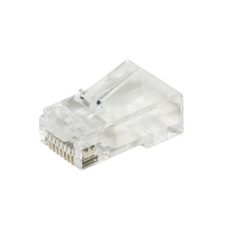 CONFEZIONE CONNETTORI PLUG RJ45 CAT.6 UT