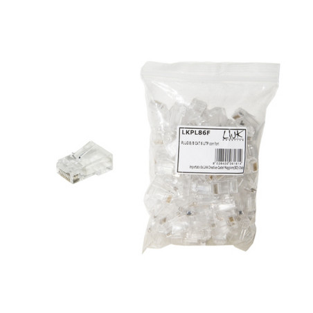 CONFEZIONE CONNETTORI PLUG RJ45 CAT.6 UT
