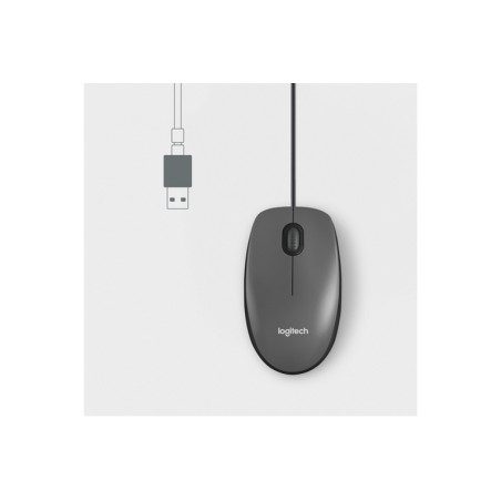 MOUSE OTTICO M100 NERO USB (910-006652)
