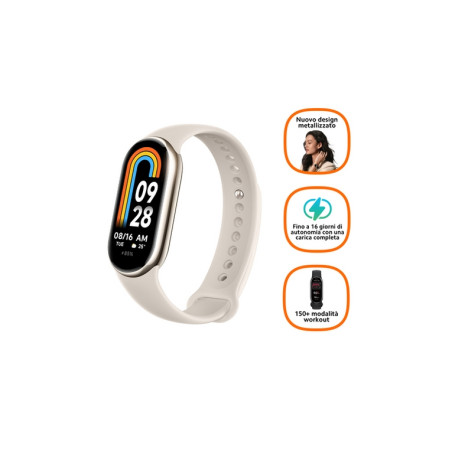 SMARTWATCH SMART BAND 8 AMOLED CHAMPAGNE