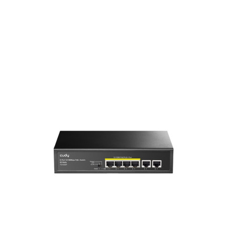 SWITCH RETE 6 PORTE 10/100 2 POE 32W (FS