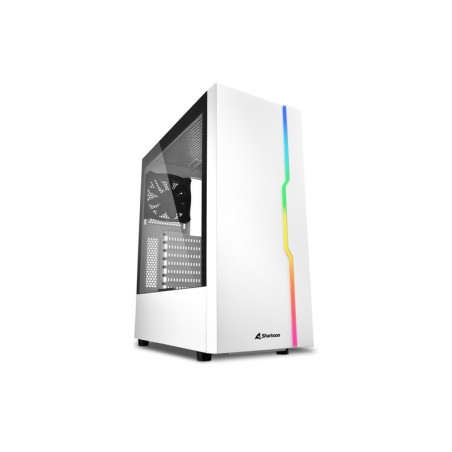 CASE GAMING RGB SLIDER WHITE ATX VETRO T