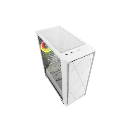 CASE GAMING VS8 RGB WHITE ATX NO ALIMENT