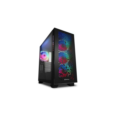 CASE GAMING ELITE SHARK CA300H BLACK RGB