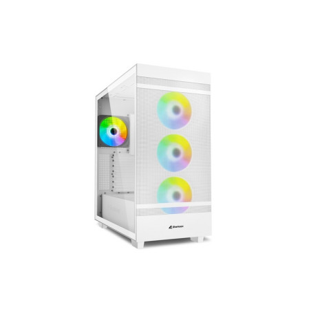 CASE GAMING REBEL C50 WHITE RGB ATX BIAN