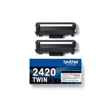 TONER ORIGINALE BROTHER TN-2420 TWIN NER