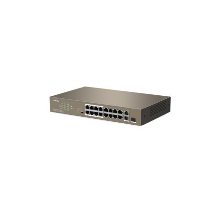 SWITCH RETE 16 PORTE 10/100 POE - 2 PORT