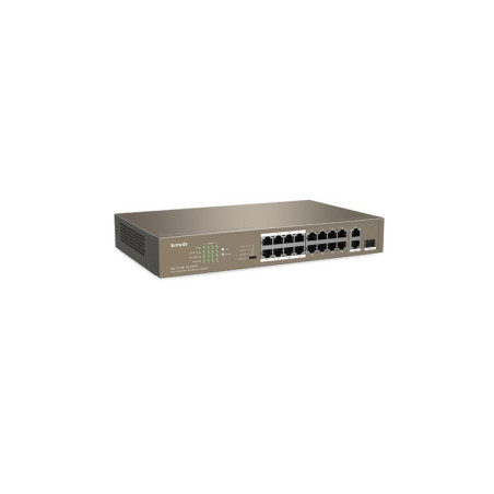 SWITCH RETE 16 PORTE 10/100 POE - 2 PORT