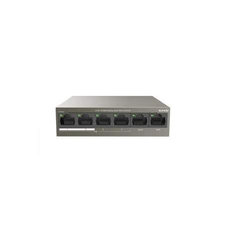 SWITCH RETE 6 PORTE 10/100 - 4 PORTE POE