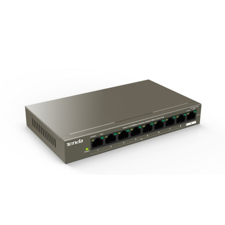 SWITCH RETE 9 PORTE 10/100 - 8 PORTE POE