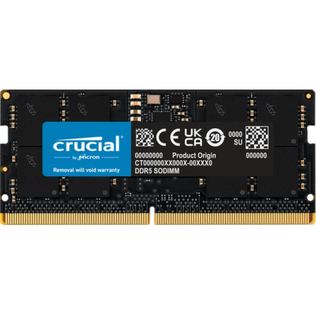 DDR5 16GB 4800 MHZ SO-DIMM CRUCIAL CL40
