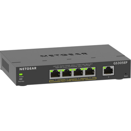 SWITCH RETE 5 PORTE 10/100/1000 GS305EP-