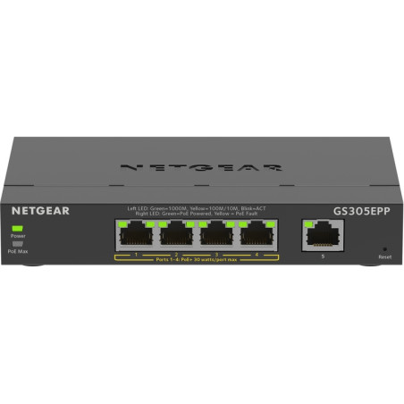 SWITCH RETE 5 PORTE 10/100/1000 GS305EPP