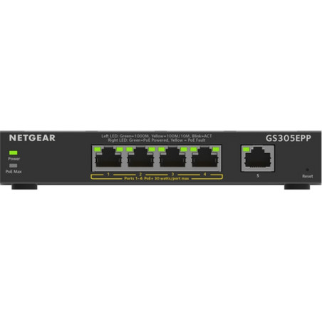 SWITCH RETE 5 PORTE 10/100/1000 GS305EPP