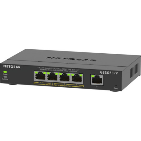 SWITCH RETE 5 PORTE 10/100/1000 GS305EPP