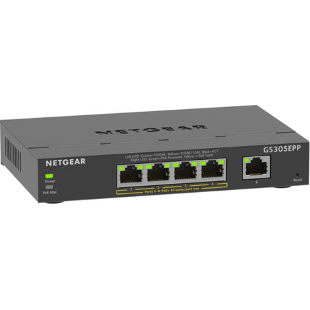SWITCH RETE 5 PORTE 10/100/1000 GS305EPP