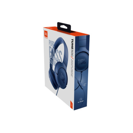 CUFFIE MICROFONO TUNE 500 CON CAVO - BLU