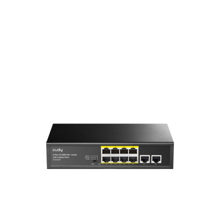 SWITCH RETE 8 PORTE POE + 2 PORTE UPLINK