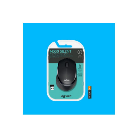 MOUSE WIRELESS M330 SILENT PLUS NERO (91