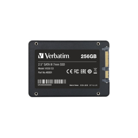 VERBATIM SSD VI550 256GB 2,5 SATA3 560/5