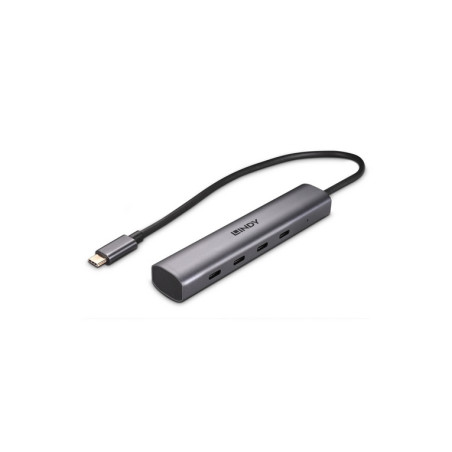 LINDY HUB USB 3.2 GEN 2 TIPO C, 4 PORTE