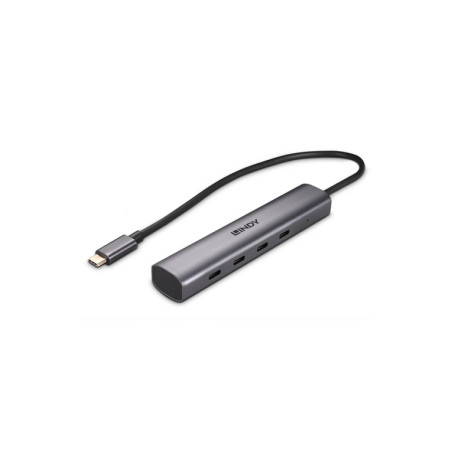 LINDY HUB USB 3.2 GEN 2 TIPO C, 4 PORTE