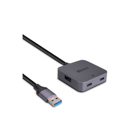 LINDY HUB USB 3.0 5M, 4 PORTE