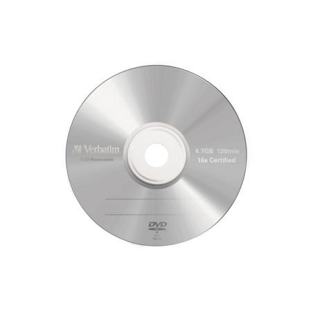 VERBATIM DVD-R 16X, 4,7GB, 5 PACK BRANDE