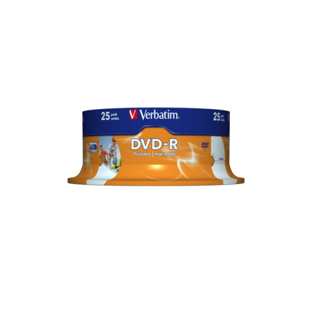 VERBATIM DVD-R 16X, 4,7GB, 25 PACK SPIND