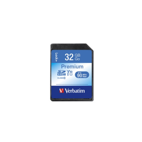 VERBATIM SDHC/HX 32GB CLASSE 10 PREMIUM