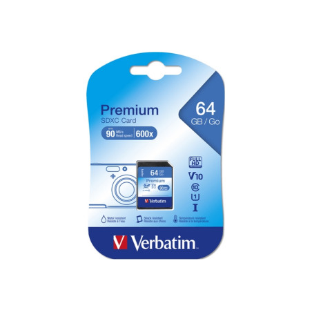 VERBATIM SD CARD XC / UHS1 (SDXC) 64GB C