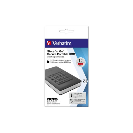 VERBATIM HDD EXT STORENGO 1TB 2.5 USB 3.