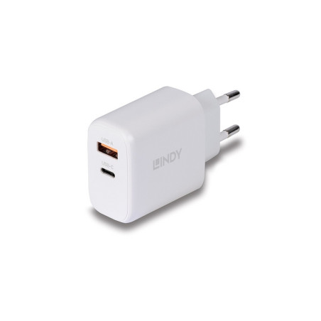 LINDY ALIMENTATORE GAN USB TIPO A  C, 65