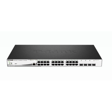 D-LINK SWITCH 24 PORTE GIGABIT POE + 4 P