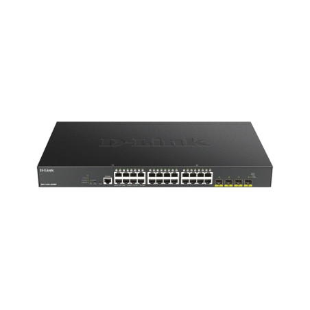 D-LINK SWITCH 24 PORTE GIGABIT POE SMART
