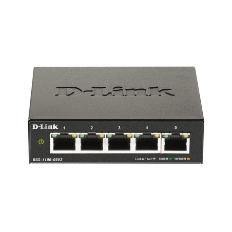 D-LINK SWITCH 5 PORTE GIGABIT MANAGED