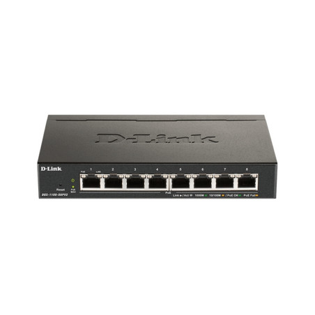 D-LINK SWITCH 8 PORTE GIGABIT POE SMART