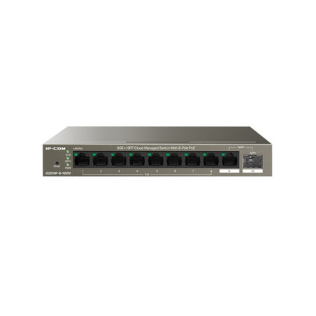 IP-COM SWITCH POE MANAGED L2, 10 PORT, 8