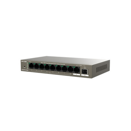 IP-COM SWITCH POE MANAGED L2, 10 PORT, 8