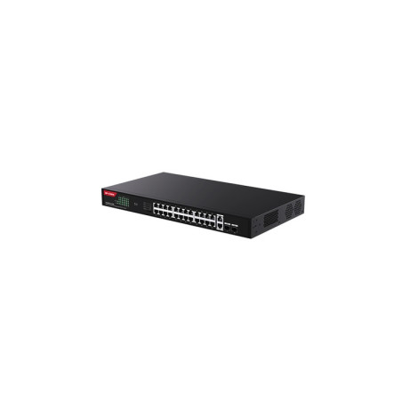 IP-COM SWITCH POE UNMANAGED, 28 PORT, 24